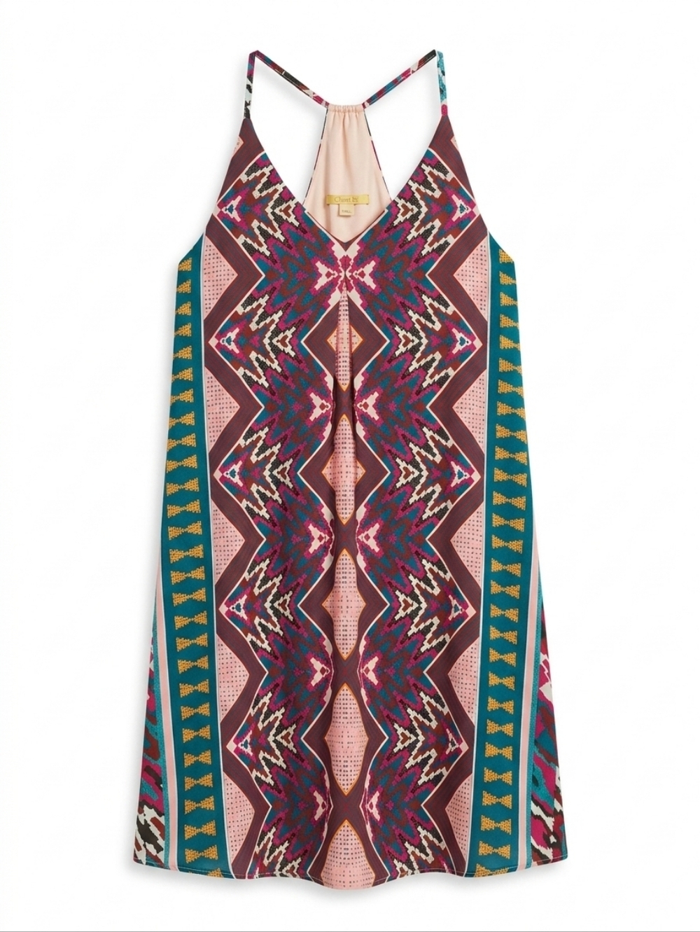 Gianni Bini Geometric Print Racerback Mini Dress